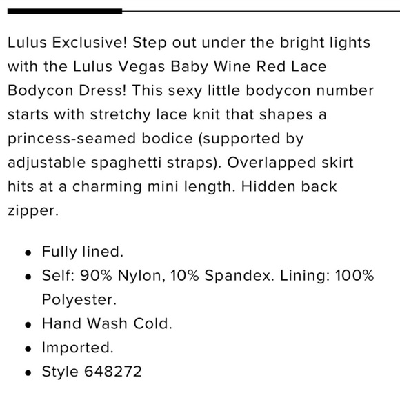 Lulus Vegas Baby Wine Red Lace Bodycon Mini Dress - Picture 12 of 12